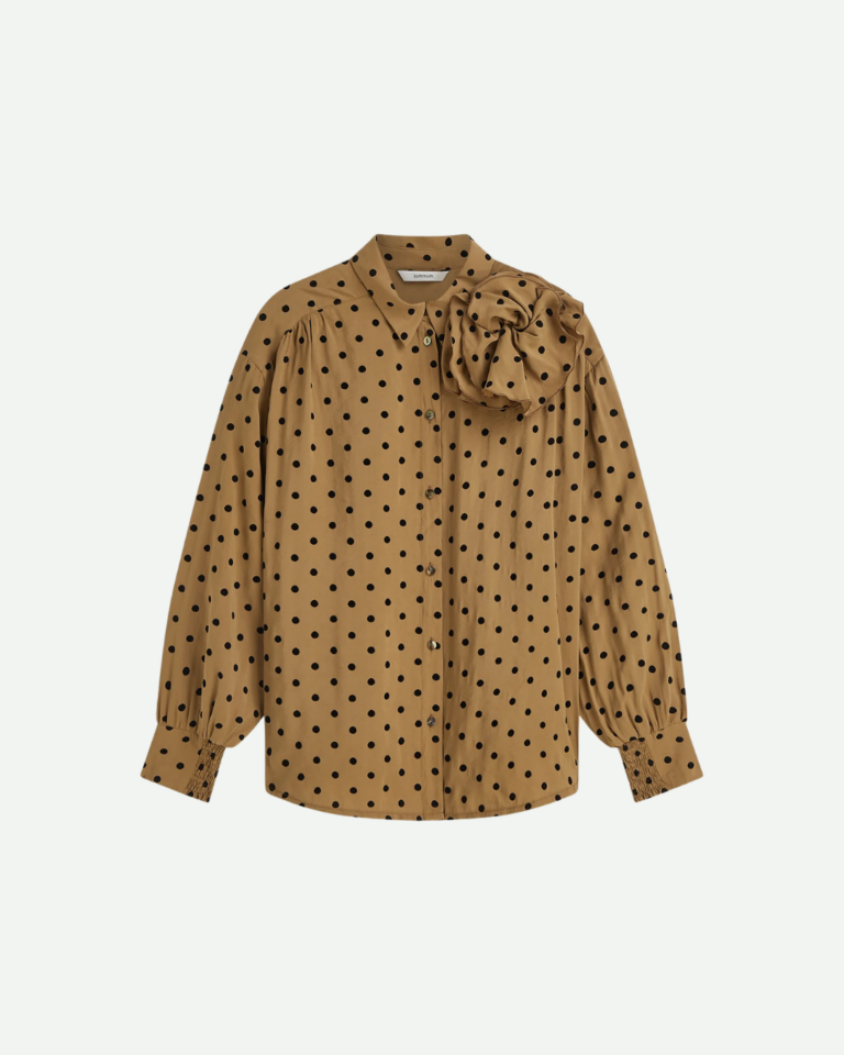 Blouse flock stippenprint summum
