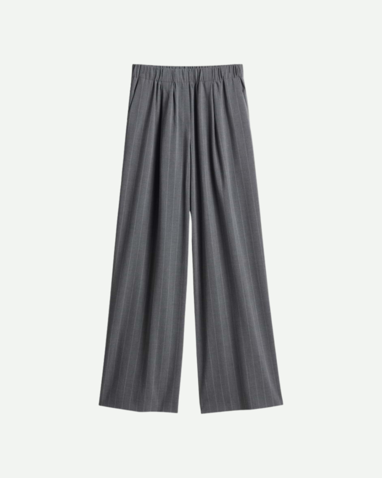 CEVIL PINSTRIPE broek met wijde pijpen en naaldstrepen someday