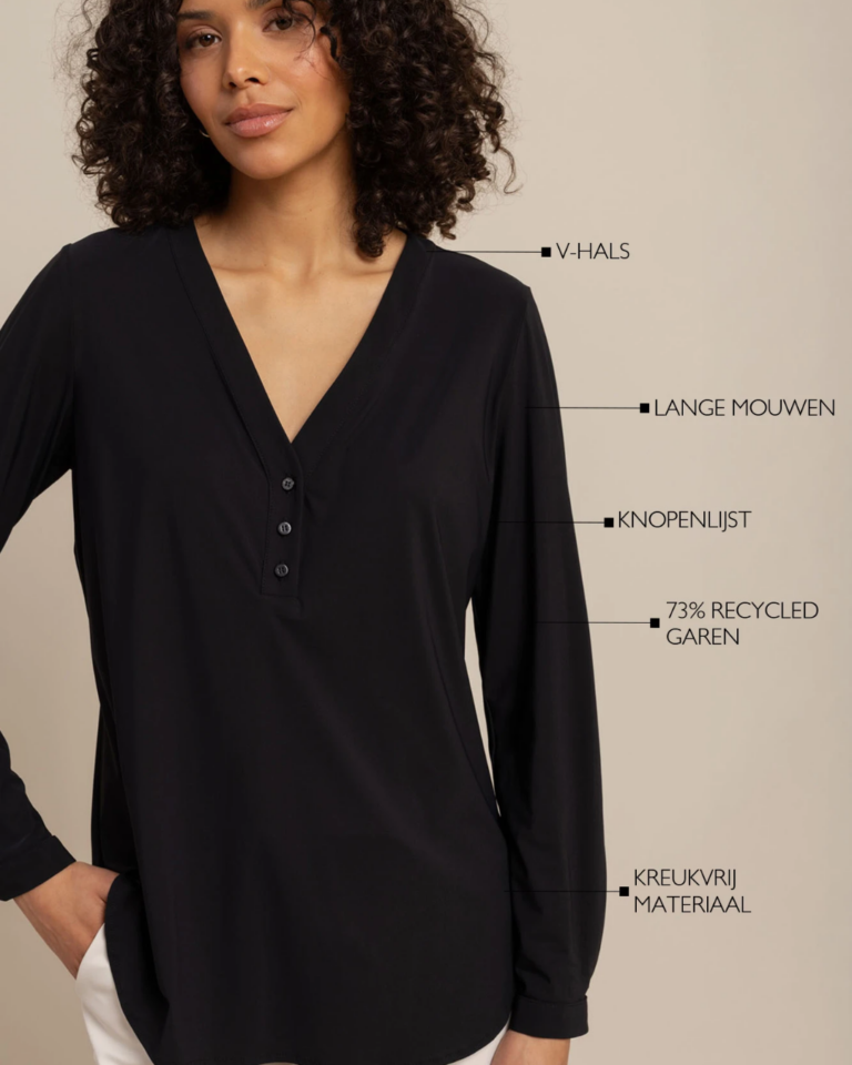 Evi blouse - black (2)