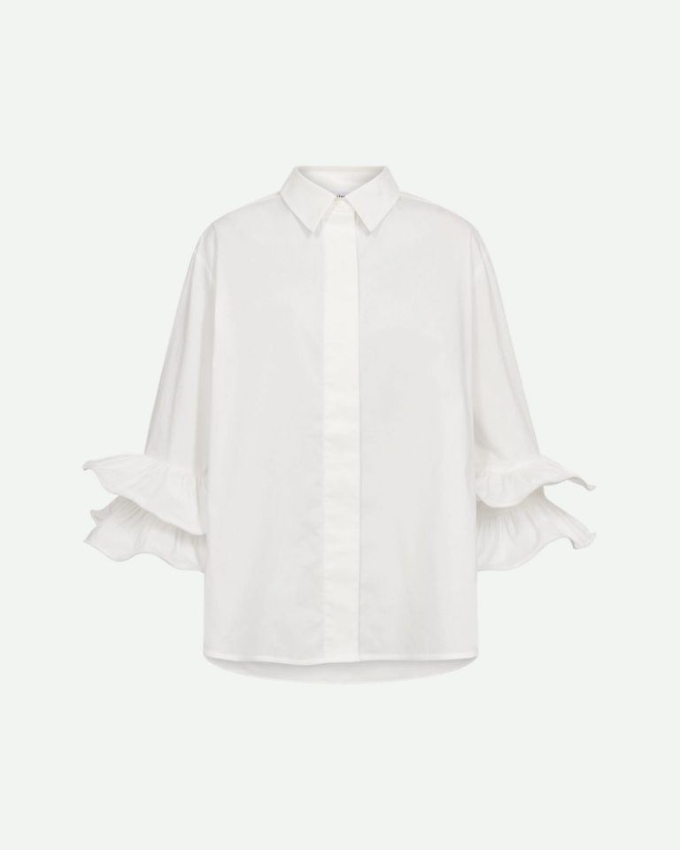 HalenCC Flare Shirt - White