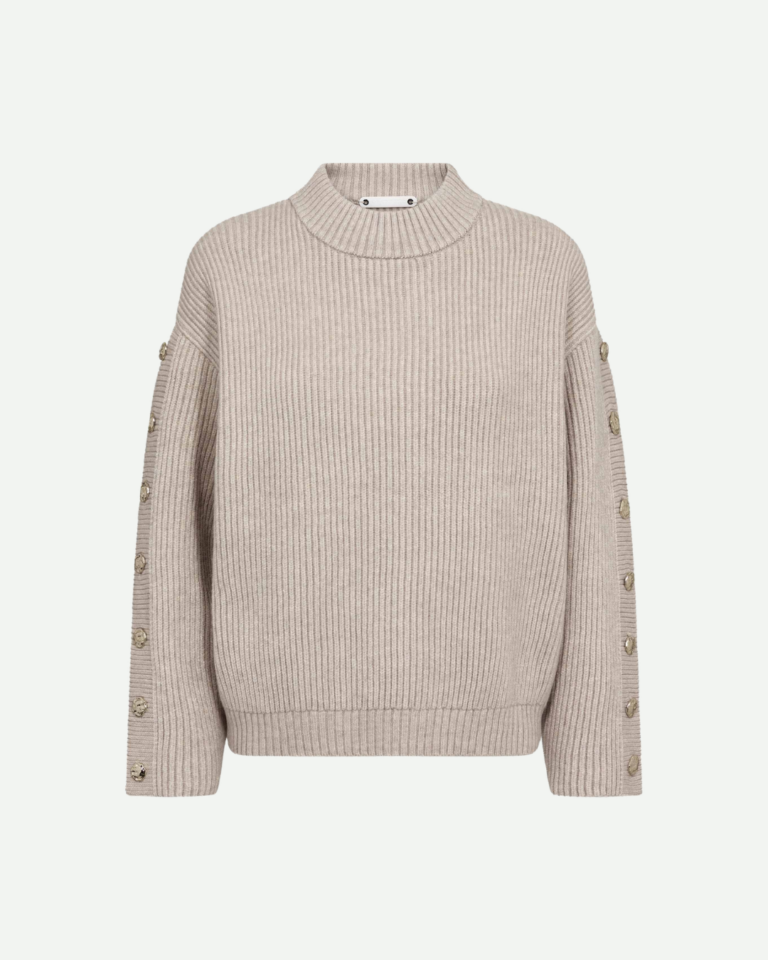 RowCC Button Sleeve Knit - Bone (2)