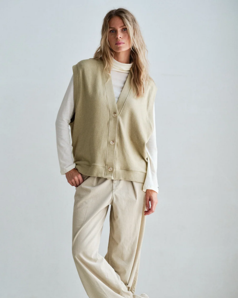 WAISTCOAT (W26T1342LTD) ARMY (4)
