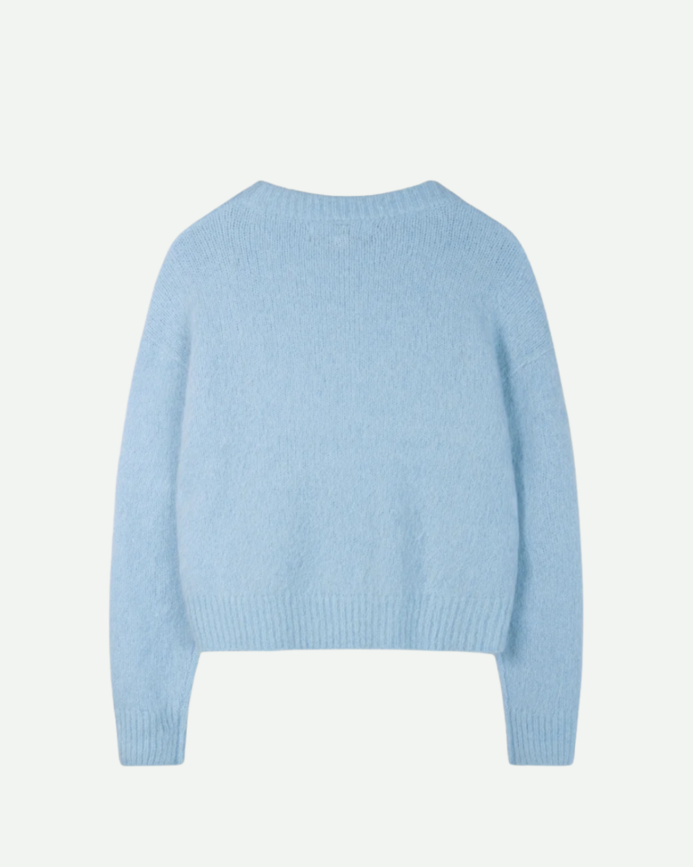hairy gebreide trui 10days blauw