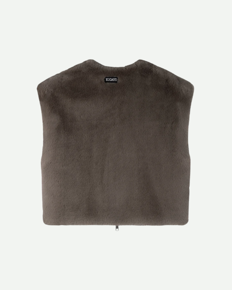 mouwloos fluffy vest 10 days portobello (2)