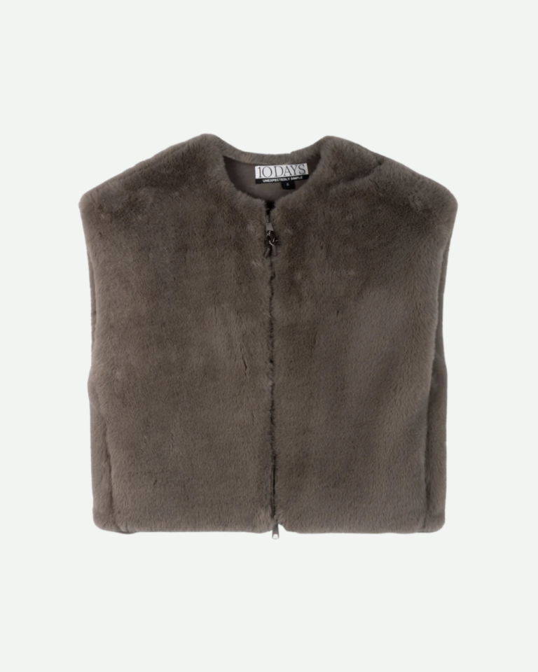 mouwloos fluffy vest 10 days portobello