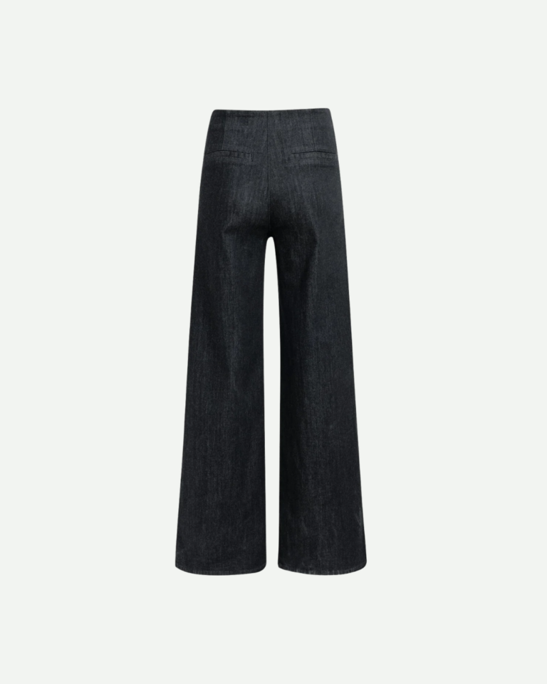yaya -Denim pantalon met wijde pijpen - 01-311160-610 (2)