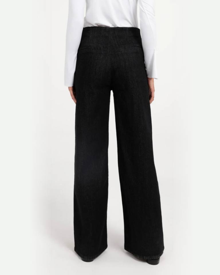 yaya -Denim pantalon met wijde pijpen - 01-311160-610 (4)