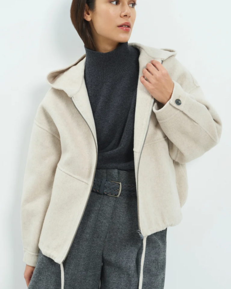 yaya Oversized jas pure cashmere (4)
