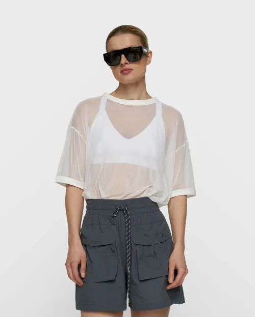 T-shirt Mesh Ecru 10Days