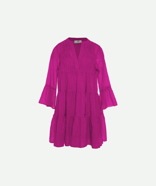 Jurk Midi Magenta Devotion roze