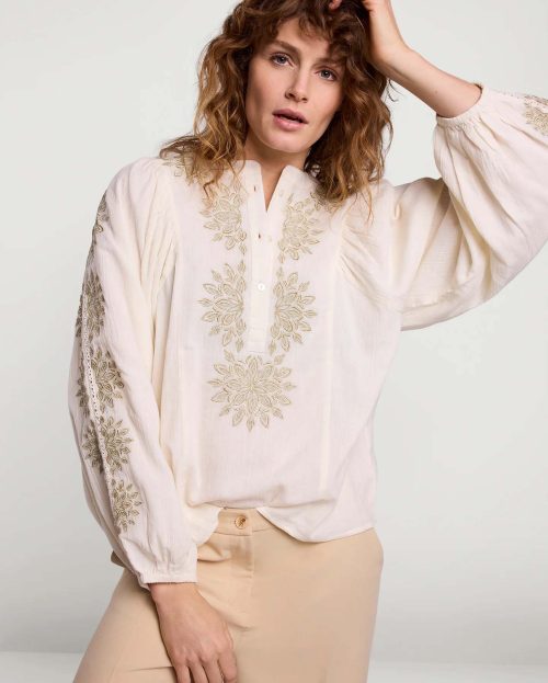 Blouse Ivory Embroidery Summum