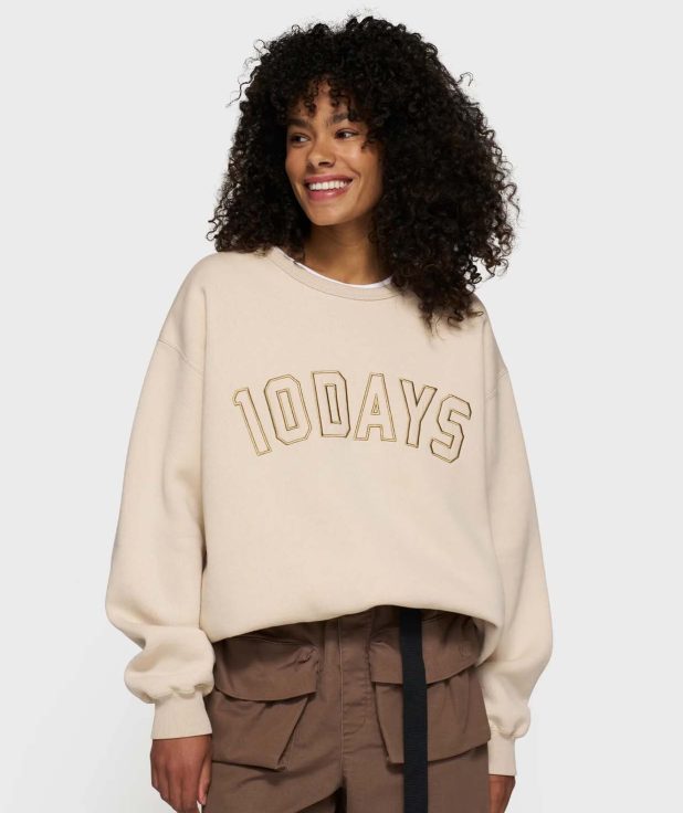 Statement Sweater Light Earth 10Days beige
