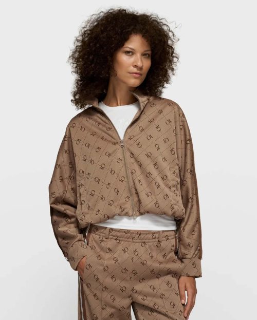 Jacket Monogram Fudge 10Days bruin trainingsjack