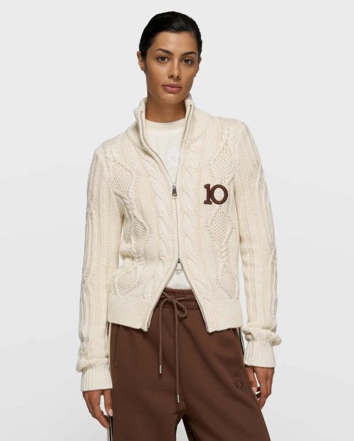 Vest Cable Knit 10Days ecru breisel