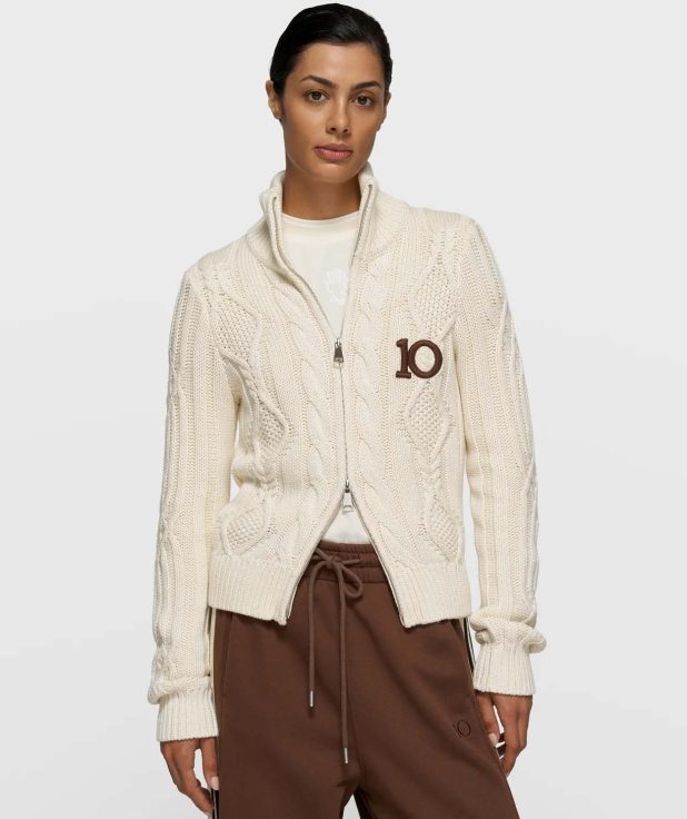 Vest Cable Knit 10Days ecru breisel