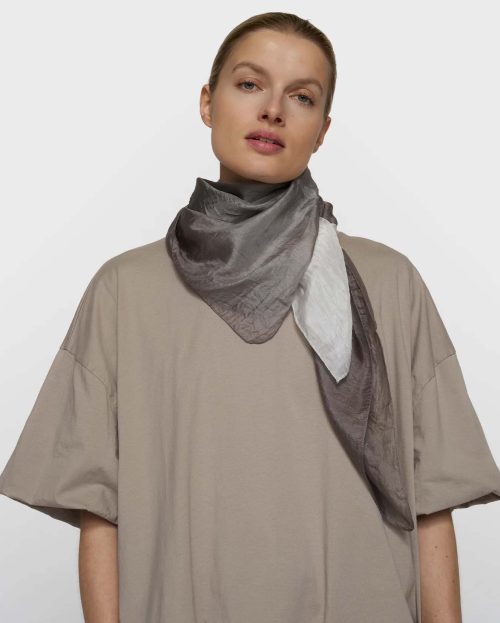 Scarf Mid Grey 10Days silk