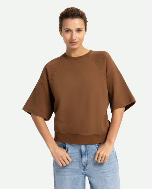 Sweater met korte raglanmouwen