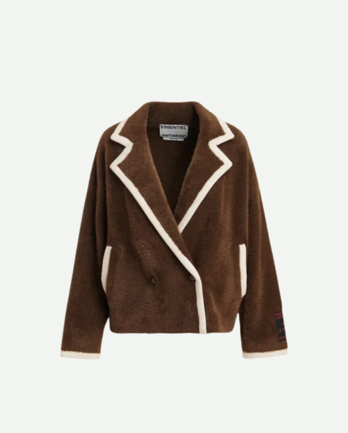 Cardigan Bruin Kugar Essentiel Antwerpen