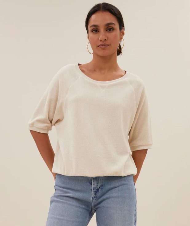 T-shirt Neva Almond By Bar ecru