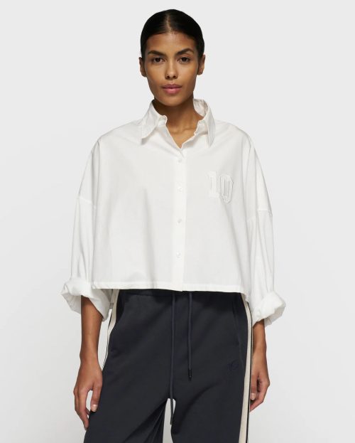 Blouse Cropped Ecru 10Days wit