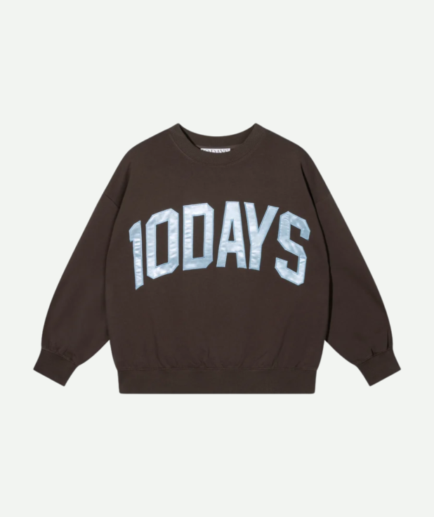 10days baseball sweater shiitake