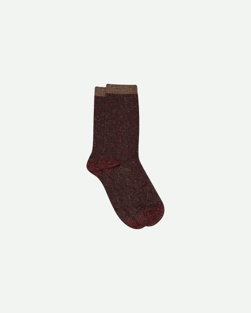 Sokken Donna Glitter Bordeaux MP Denmark rood