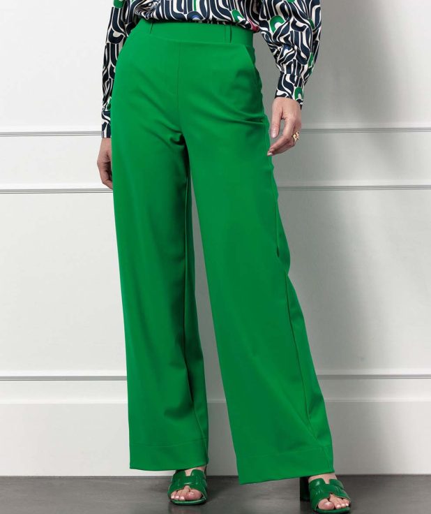 Broek Lexie Bonded Green Studio Anneloes groen