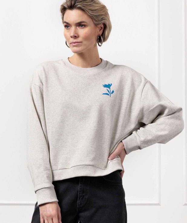 Sweater Nina Print Studio Anneloes ecru