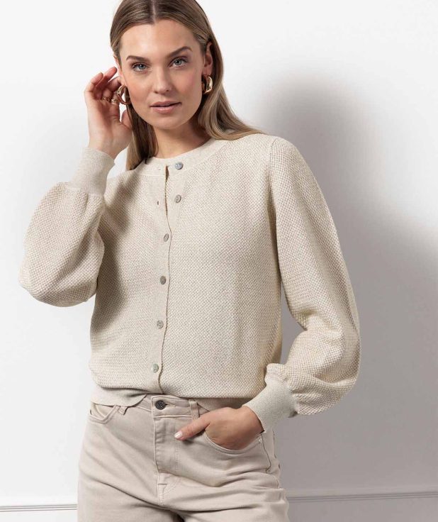 Vest Tommy Kit Studio Anneloes twinset ecru