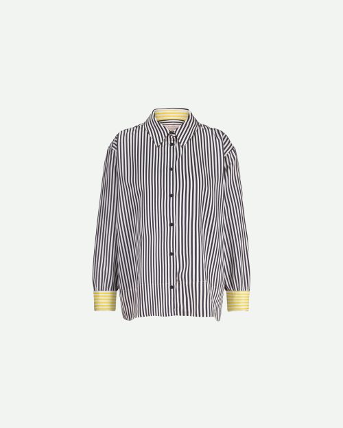 Blouse Tamar Stripe Studio Anneloes blauw off white