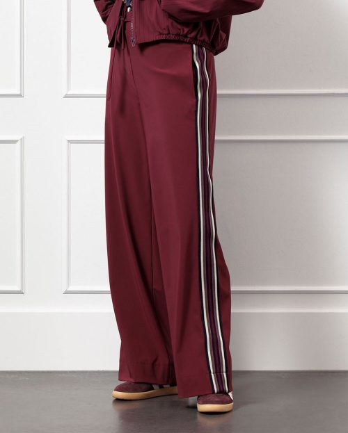 Broek Iggy Tape Studio Anneloes bordeaux rood