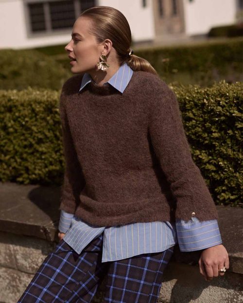 Trui Marelle Espresso Studio Anneloes bruin