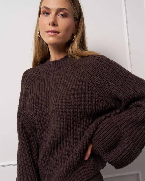Trui Colly Chunky Studio Anneloes bruin
