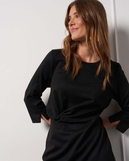 Jurk Valerie Sparkle Zwart Studio Anneloes