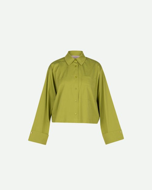 Blouse Erina Poplin Studio Anneloes groen