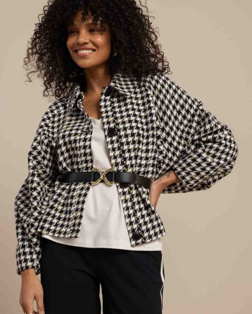 Jacket Clara Studio Anneloes zwart wit pdc