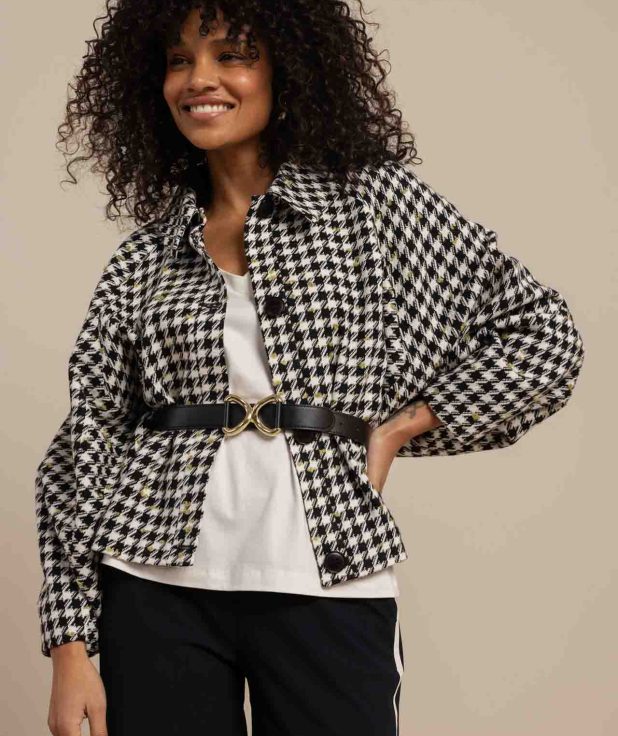 Jacket Clara Studio Anneloes zwart wit pdc