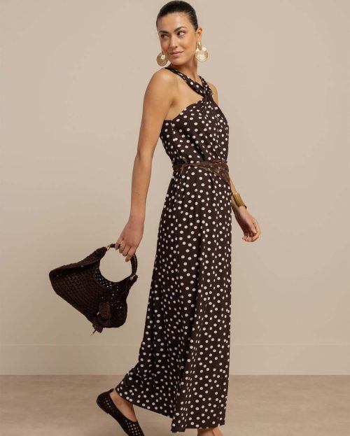Jurk Norah Dot Studio Anneloes bruin