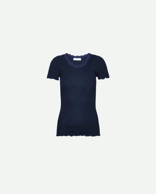 T-shirt Beatha Navy Rosemunde blauw