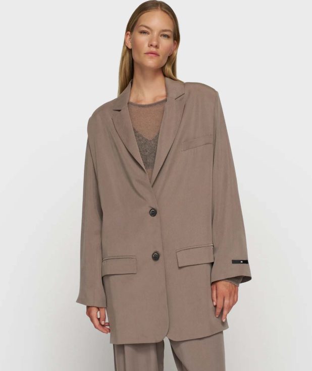Blazer Flowy Moonrock 10Days bruin