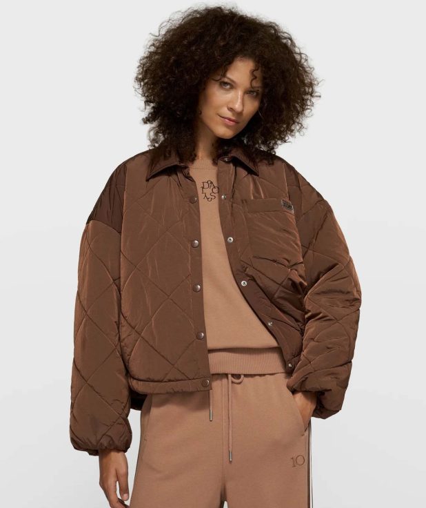 Jacket Padded Brown 10Days bruin