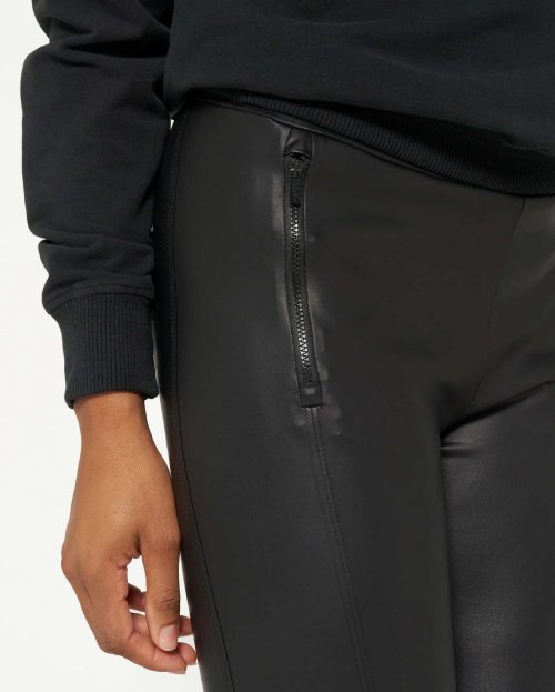 1Legging Zipper Zwart 10Days Leahter