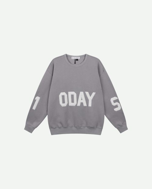 Sweater Logo Grey 10Days grijs