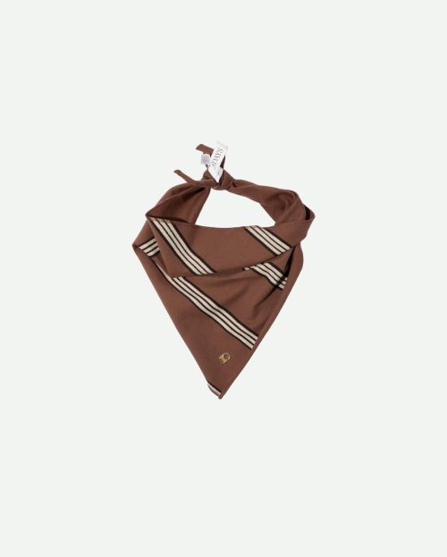 Bandana Stripe Brown 10Days bruin