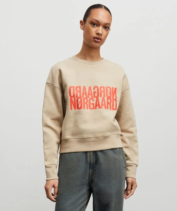 Sweater Tilvina Brown Mads Norgaard
