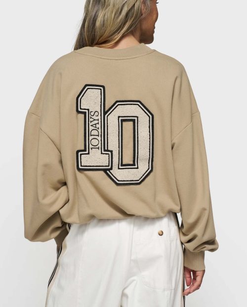 Sweater Pleated Earth 10Days beige