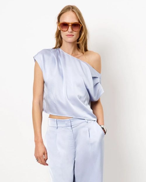 Top Roam Satin Blue Dante6 lichtblauw