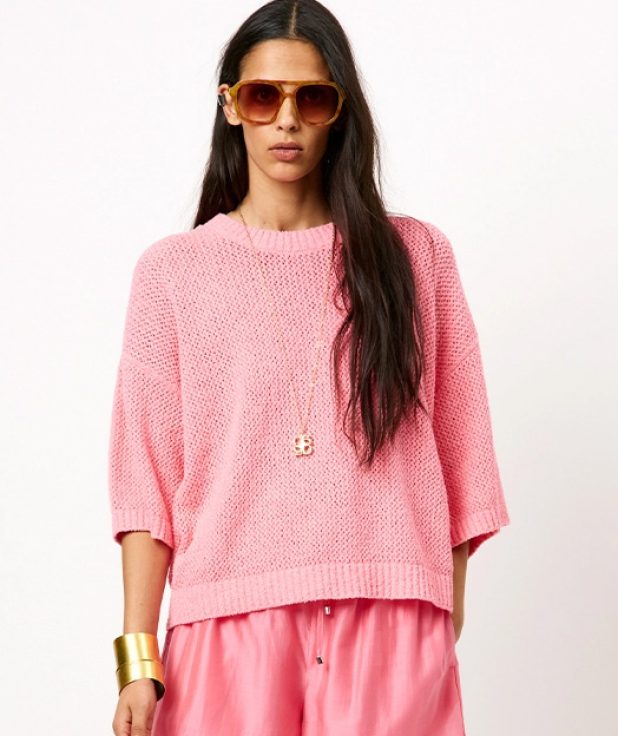 Trui Yoko Dante6 flamingo pink roze