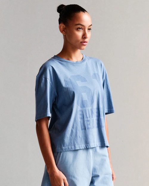 T-shirt Moonlight Penn&Ink blauw