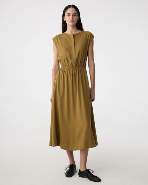 Jurk Max Bronze Knit-ted groen bruin